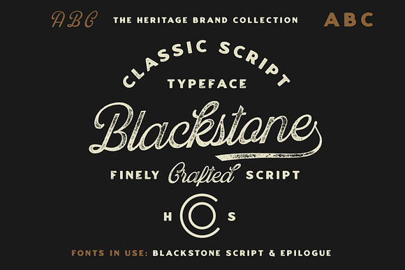 The Heritage Brand Collection in Retro Fonts - product preview 5