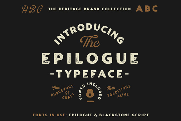 The Heritage Brand Collection in Retro Fonts - product preview 6