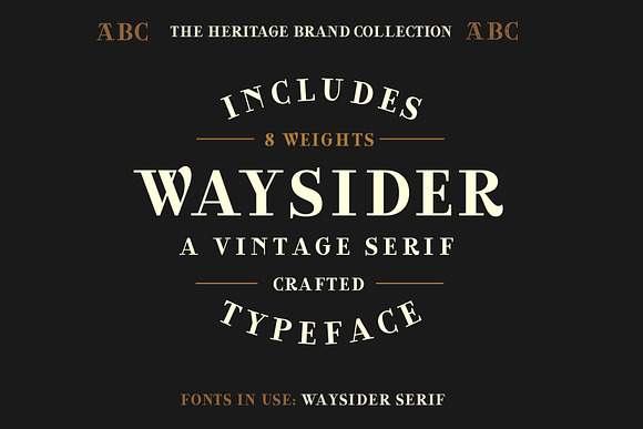 The Heritage Brand Collection in Retro Fonts - product preview 9
