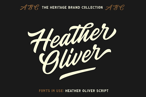 The Heritage Brand Collection in Retro Fonts - product preview 10