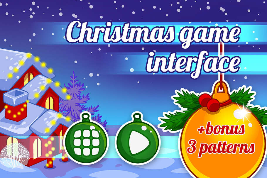Christmas game interface in Graphics - product preview 8