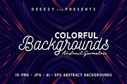 10 Colorful Abstract Backgrounds