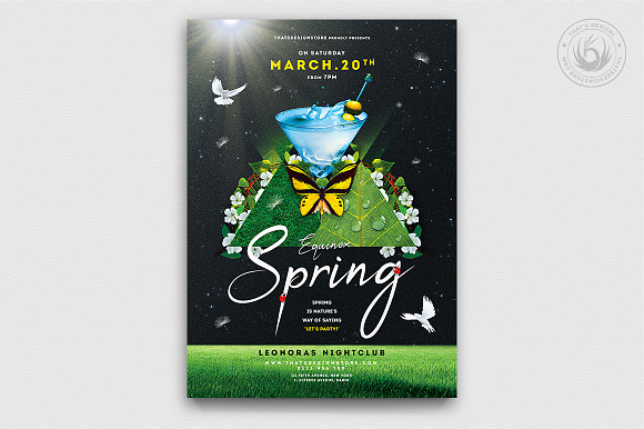 Spring Day Flyer Bundle in Flyer Templates - product preview 2