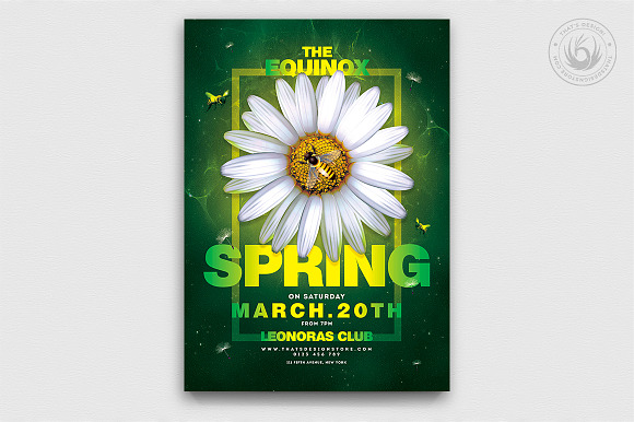 Spring Day Flyer Bundle in Flyer Templates - product preview 4
