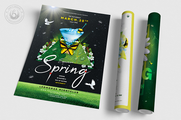 Spring Day Flyer Bundle in Flyer Templates - product preview 5