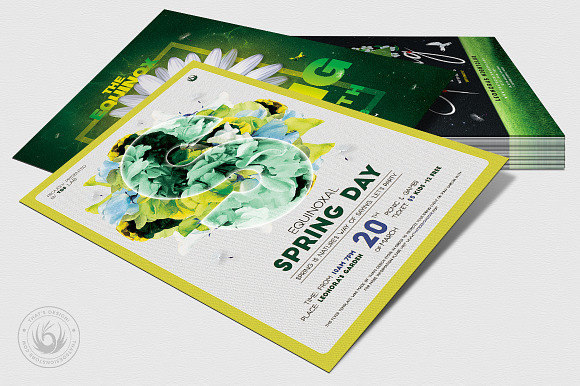 Spring Day Flyer Bundle in Flyer Templates - product preview 6