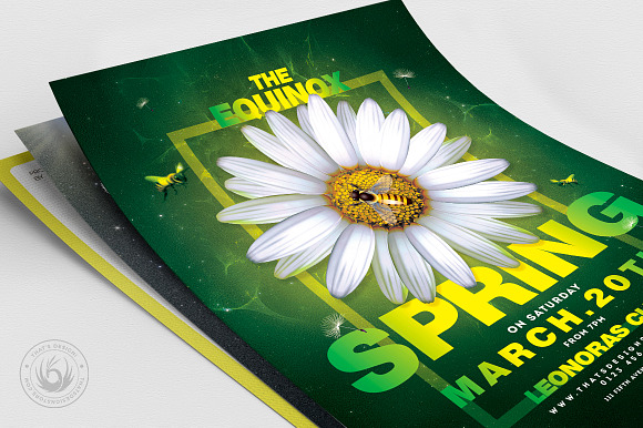 Spring Day Flyer Bundle in Flyer Templates - product preview 7