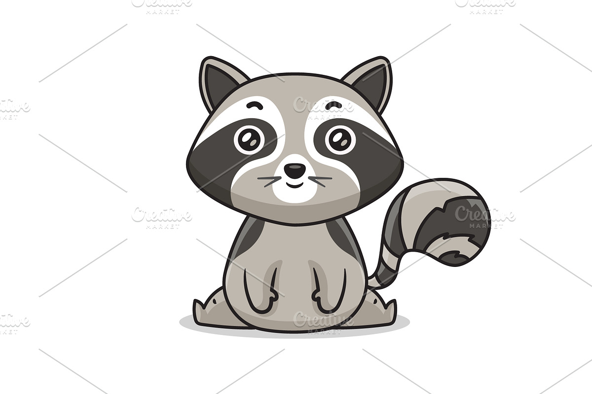 Raccoon in Illustrations - product preview 8