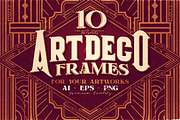 10 Artdeco Frames