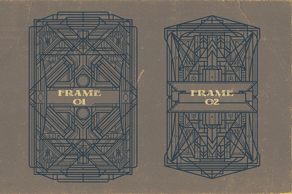 10 Artdeco Frames in Graphics - product preview 3