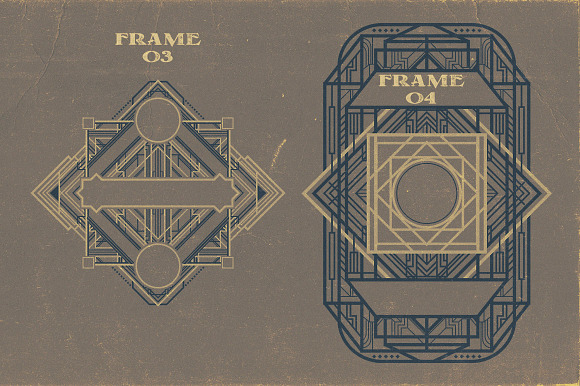 10 Artdeco Frames in Graphics - product preview 4