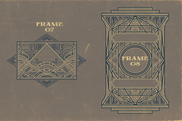 10 Artdeco Frames in Graphics - product preview 6