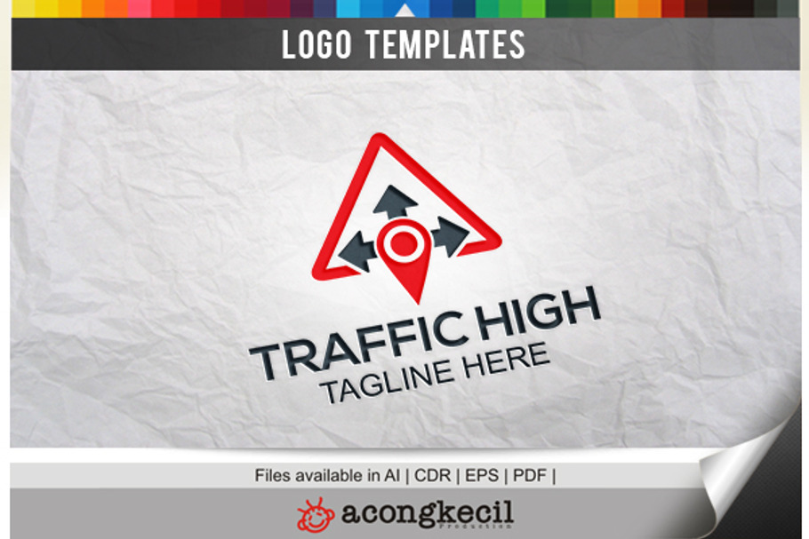Traffic Highway in Logo Templates - product preview 8