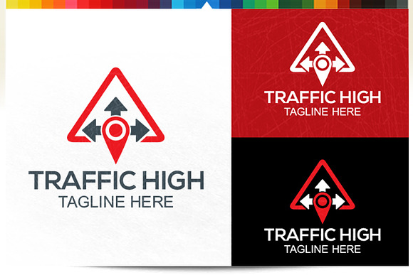 Traffic Highway in Logo Templates - product preview 1