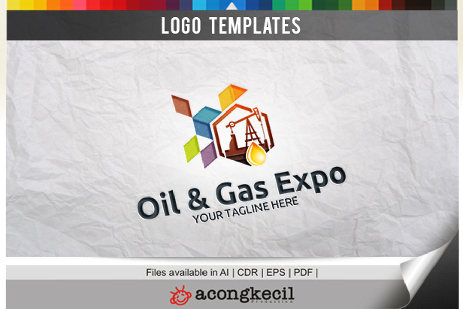Oil and Gas Expo in Logo Templates - product preview 8