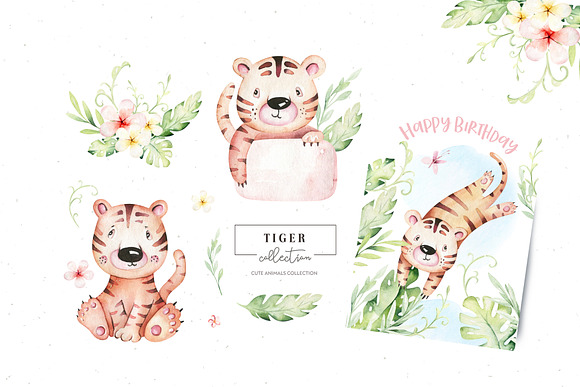 Animals friendship. Baby collection in Illustrations - product preview 4