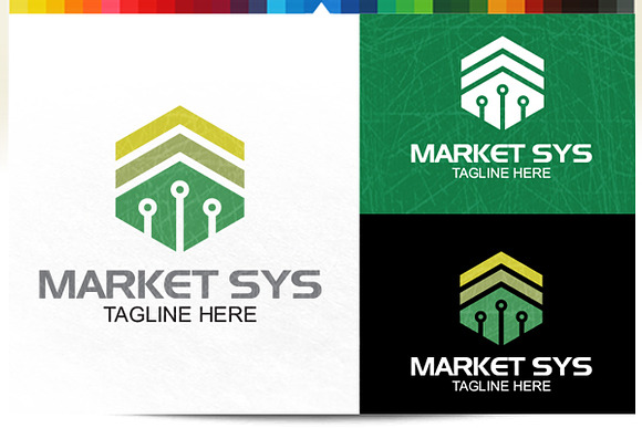 Market System in Logo Templates - product preview 1