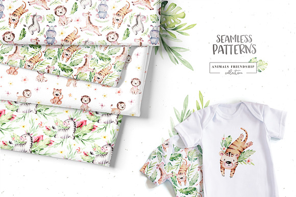 Animals friendship. Baby collection in Illustrations - product preview 15