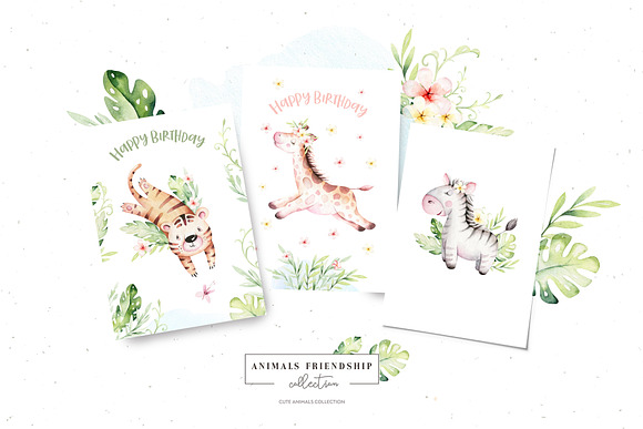 Animals friendship. Baby collection in Illustrations - product preview 17