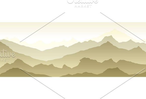 mountains illustration vector in Illustrations - product preview 3