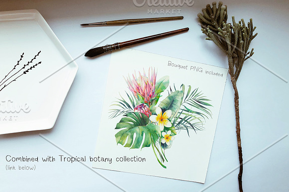 Blooming jungle in Illustrations - product preview 3