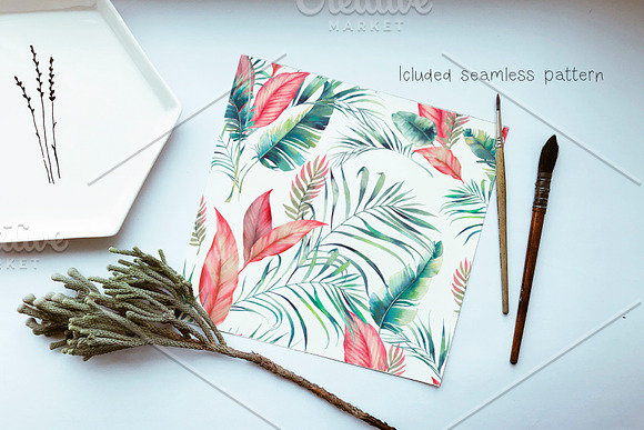 Blooming jungle in Illustrations - product preview 4