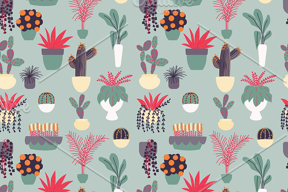 House plants -Illustrations&Patterns in Patterns - product preview 5