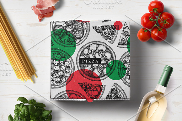 Italian Cuisine Designs Collection in Illustrations - product preview 7