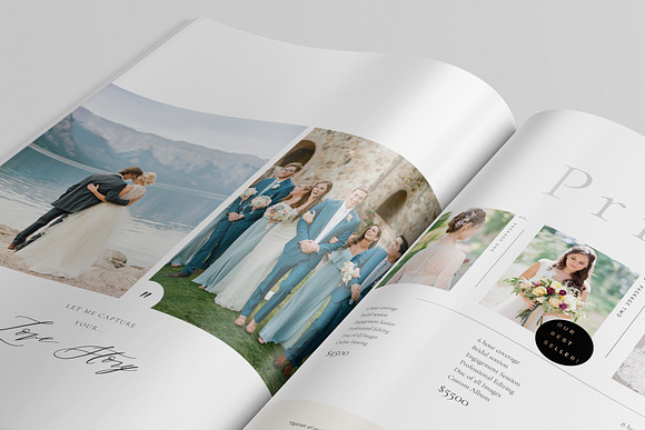 Wedding Photography Magazine PSD in Magazine Templates - product preview 4