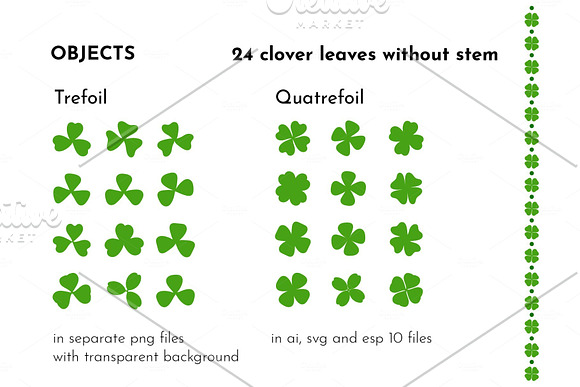 St.Patrick's Day: Clover & Patterns in Patterns - product preview 2