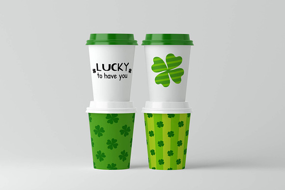 St.Patrick's Day: Clover & Patterns in Patterns - product preview 5