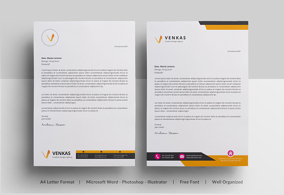 Corporate Letterhead in Stationery Templates - product preview 2