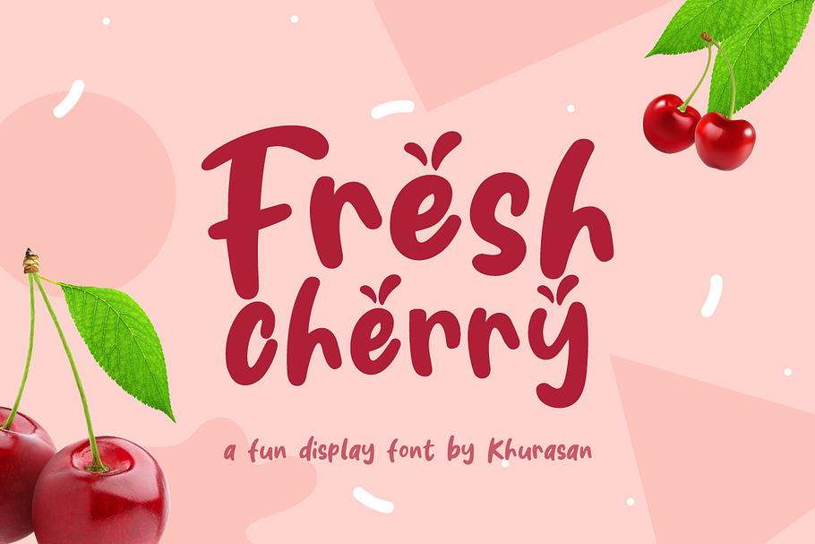 Fresh Cherry in Display Fonts - product preview 8