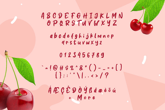 Fresh Cherry in Display Fonts - product preview 5