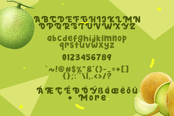 Fresh Melon in Display Fonts - product preview 5