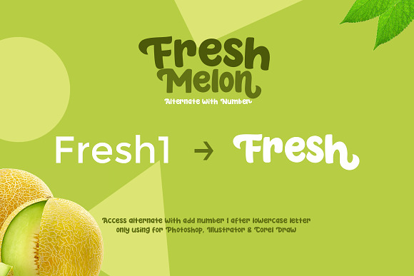 Fresh Melon in Display Fonts - product preview 6