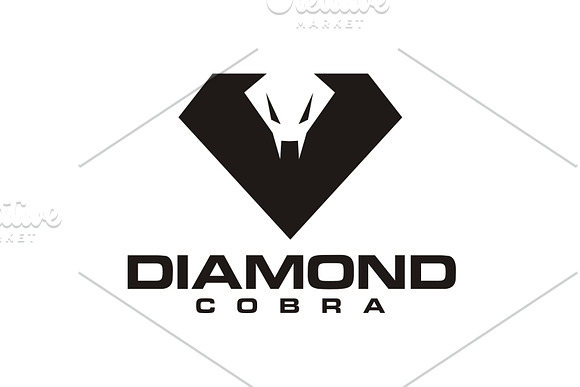 Diamond Cobra in Logo Templates - product preview 2