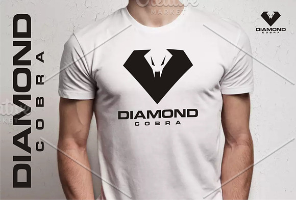 Diamond Cobra in Logo Templates - product preview 4