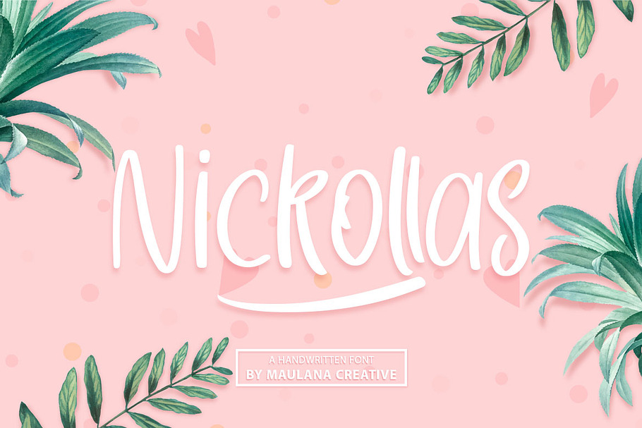 Nickollas - Handwritten Sans Font in Sans-Serif Fonts - product preview 8