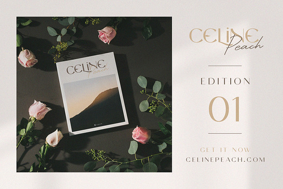 Celine Peach - A Luxury Font Duo in Sans-Serif Fonts - product preview 6