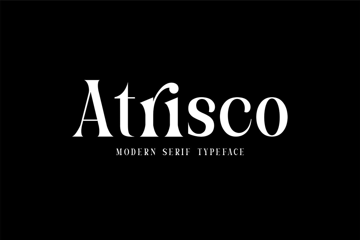 Atrisco - Modern Serif Font in Serif Fonts
