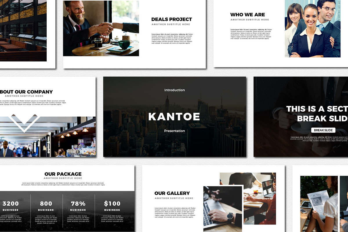 Kantoe - Powerpoint Template in PowerPoint Templates - product preview 8