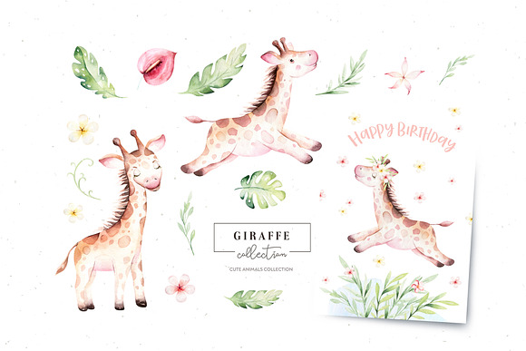 Animals friendship. Baby collection in Illustrations - product preview 20