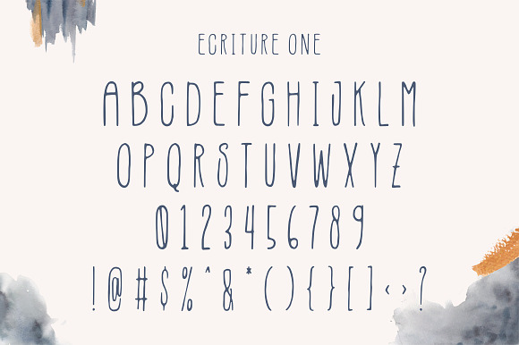 Ecriture || Handdrawn Font in Display Fonts - product preview 5