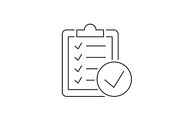 To do check list on clipboard icon
