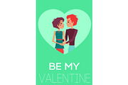 My Valentine Conceptual Poster with