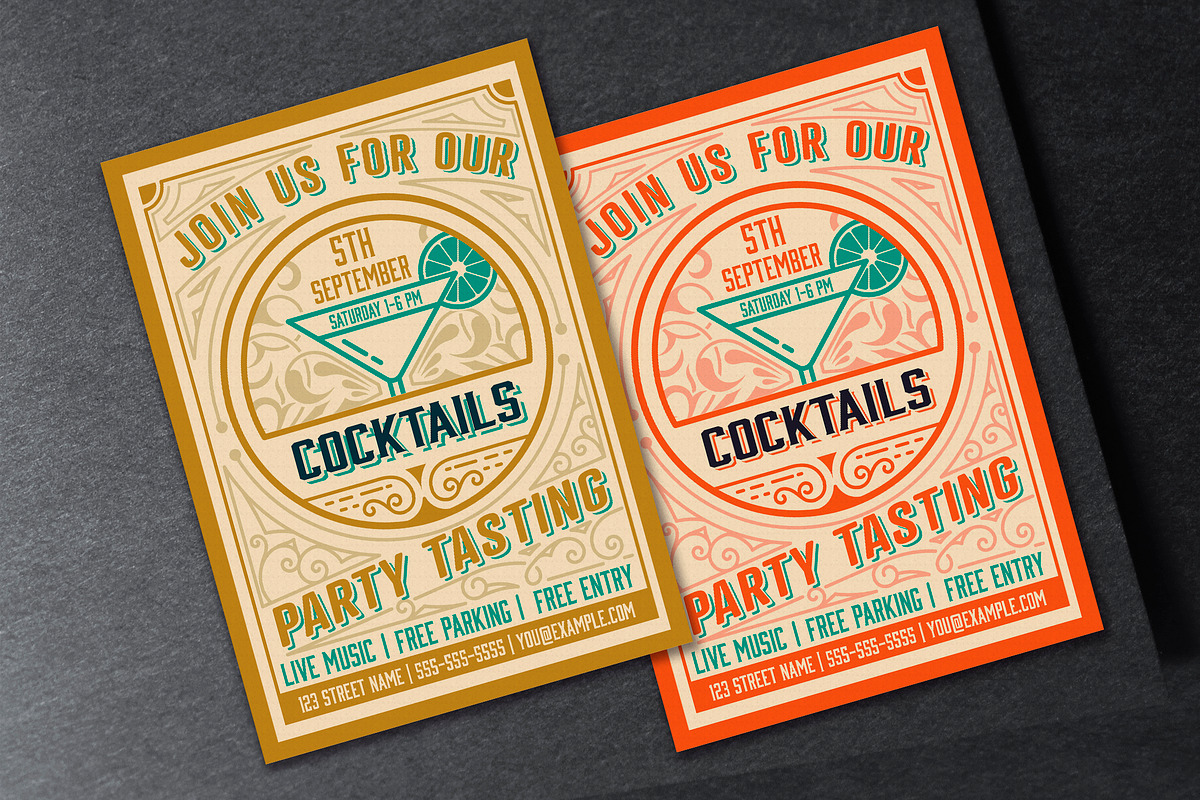 Summer Party Cocktail Layout in Invitation Templates - product preview 8