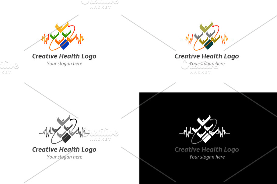 Creative Health Logo in Logo Templates - product preview 8