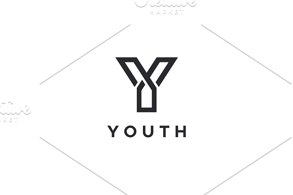 Initial Y Logo in Logo Templates - product preview 2