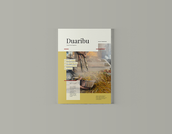 Duaribu - Magazine Template in Magazine Templates - product preview 1